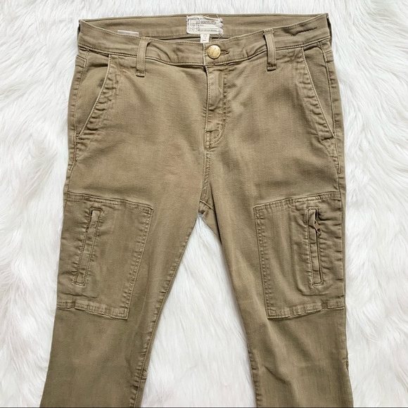 SOLD-Current/Elliott Moto Zippered Skinny Jeans - Picture 4 of 12